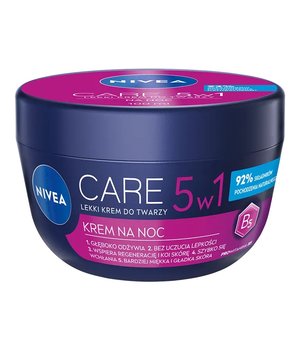 Nivea, Care 5w1 lekki krem do twarzy na noc 100ml - Nivea