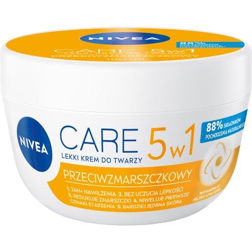 Empik Nivea Care 5W1 Lekki Przeciwzmarszczkowy Krem Do Twarzy 100ml