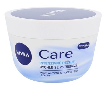 Nivea, Care, krem do twarzy na dzień, 200 ml - Nivea