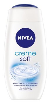 Nivea, Creme Soft, kremowy żel pod prysznic z olejkiem migdałowym, 250 ml - Nivea