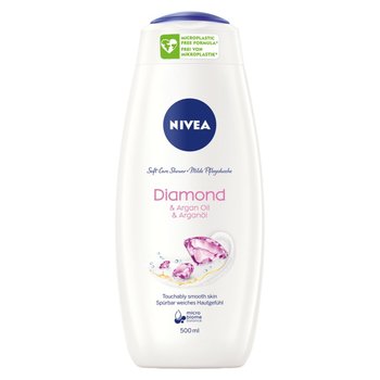 Nivea, Diamond & Argan Oil Care Shower pielęgnujący żel pod prysznic 500ml - Nivea