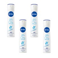 Nivea, Fresh Natural, Dezodorant damski, 4x150 ml Nivea