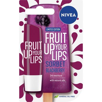 Nivea, Fruit Up Your Lips pielęgnująca pomadka do ust Sorbet Blackberry 4.8g - Nivea