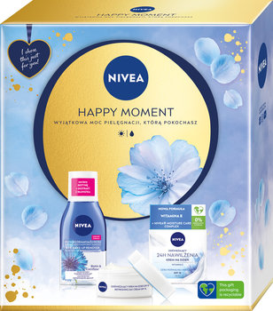 Nivea, Happy Moment, Zestaw prezentowy kosmetyków do pielęgnacji, 2 szt.  - Nivea