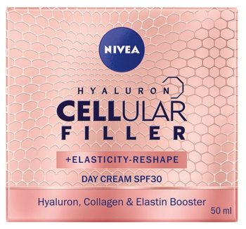 Nivea, Hyaluron Cellular Filler + Elasticity Reshape przeciwzmarszczkowy krem na dzień SPF30 50ml - Nivea