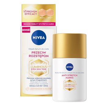 Nivea, Luminous630®, Olejek-serum do ciała przeciw rozstępom, 100ml - Nivea