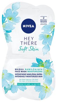 Nivea, maska na twarz nawilżająca Hey There Soft Skin, 2x7,5 ml - Nivea
