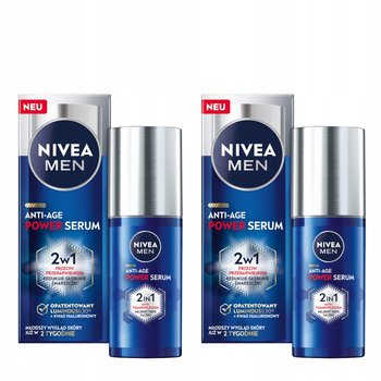 NIVEA MEN ANTI-AGE POWER Serum przeciwzmarszczkowe na przebarwienia 30ml x2 - Nivea Men