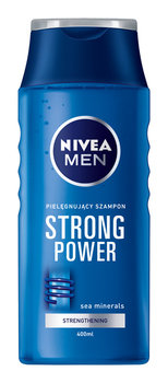 Nivea, Men Strong Power, szampon wzmacniający, 400 ml - Nivea