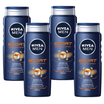 NIVEA MEN żel pod prysznic męski zestaw 4x500ml - Nivea Men