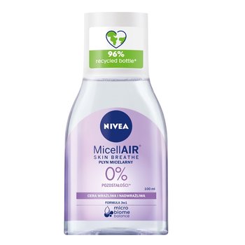 Nivea, MicellAir Skin Breathe pielęgnujący płyn micelarny do cery wrażliwej i nadwrażliwej 100ml - Nivea