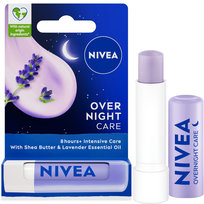 Nivea, Overnight Care, Pielęgnująca Pomadka Do Ust, 4,8g Nivea