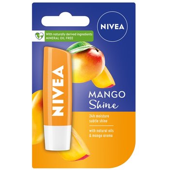 Nivea, Pielęgnująca pomadka do ust Mango Shine, 4.8g - Nivea