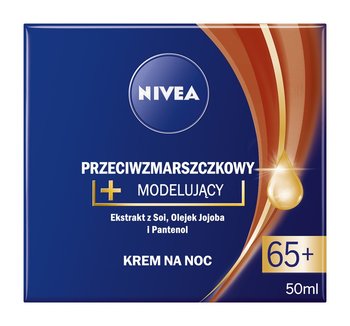Nivea, przeciwzmarszczkowy krem modelujący 65+ na noc, 50 ml - Nivea