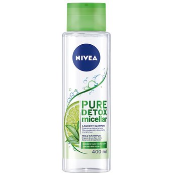 Nivea, Pure Detox Micellar łagodny szampon micelarny do zmęczonych włosów i skóry głowy 400ml - Nivea