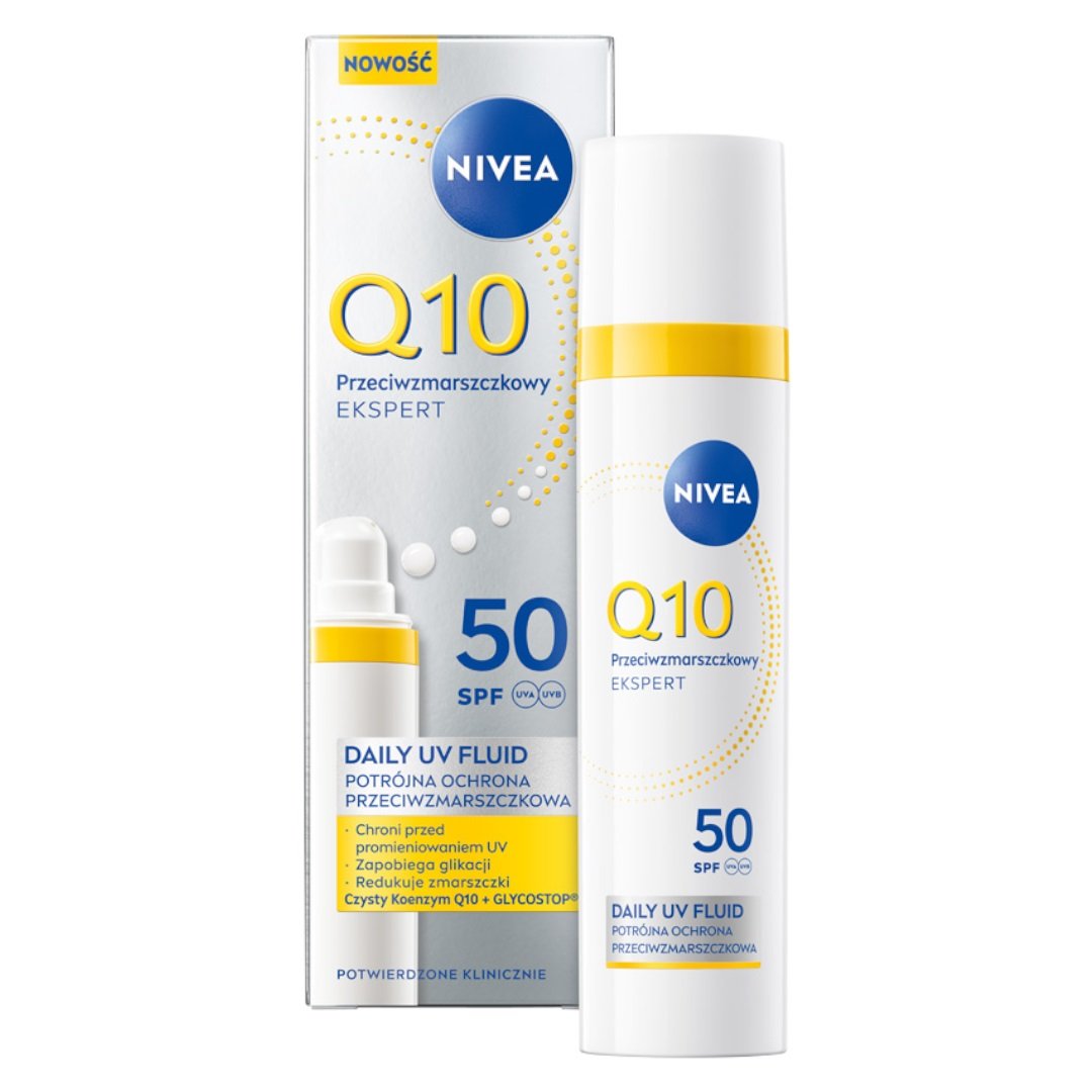 Empik Nivea Q10 Przeciwzmarszczkowy Ekspert daily UV fluid SPF50 40ml