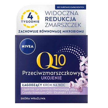 Nivea, Q10 Ukojenie przeciwzmarszczkowy łagodzący krem na noc 50ml - Nivea