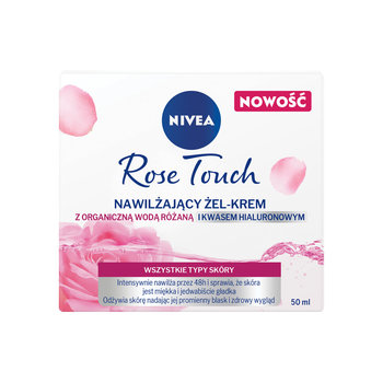 Nivea, Rose Touch nawilżający żel-krem z organiczną wodą różaną i kwasem hialuronowym 50ml - Nivea
