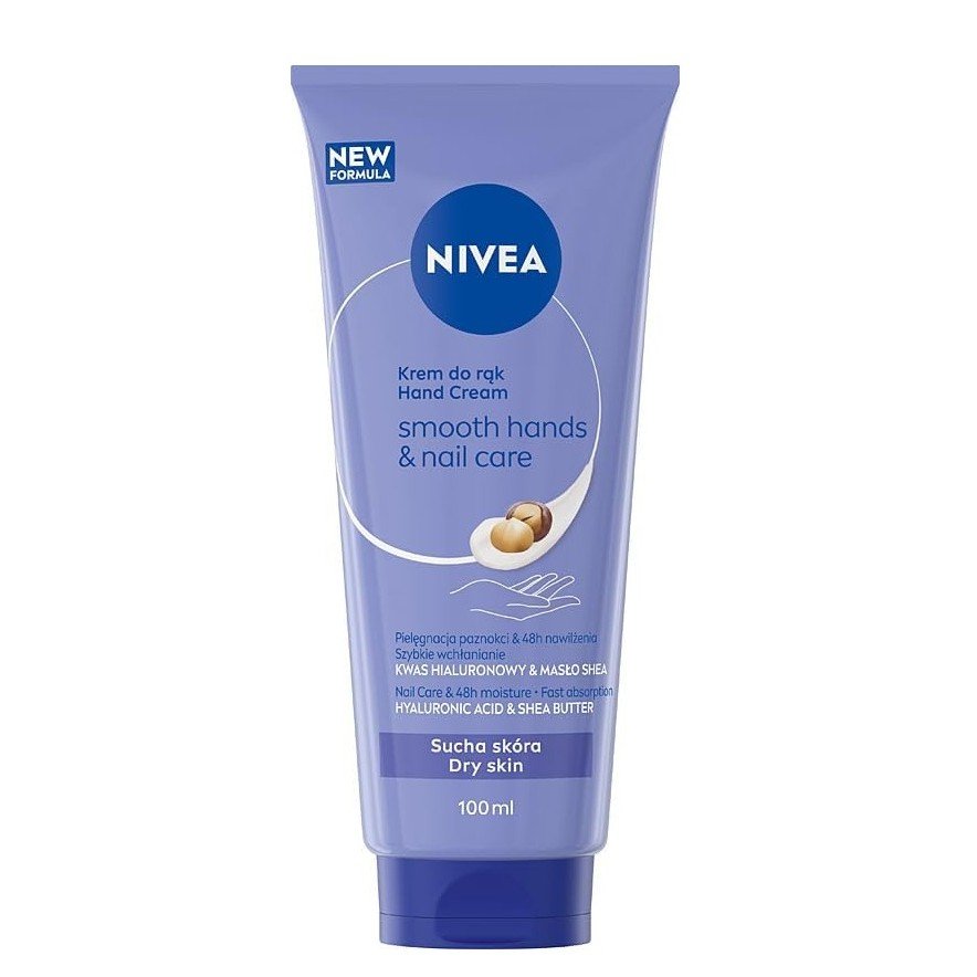Empik Nivea Smooth Hands & Nail Care wygładzający krem do rąk i paznokci 100ml