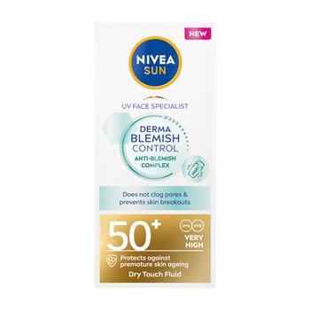Nivea, Sun Derma Blemish Control Fluid Do Twarzy Spf50+, 40ml - Nivea