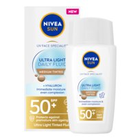NIVEA SUN Fluid podkład przeciwsłoneczny do twarzy SPF50+ średni 40ml Nivea