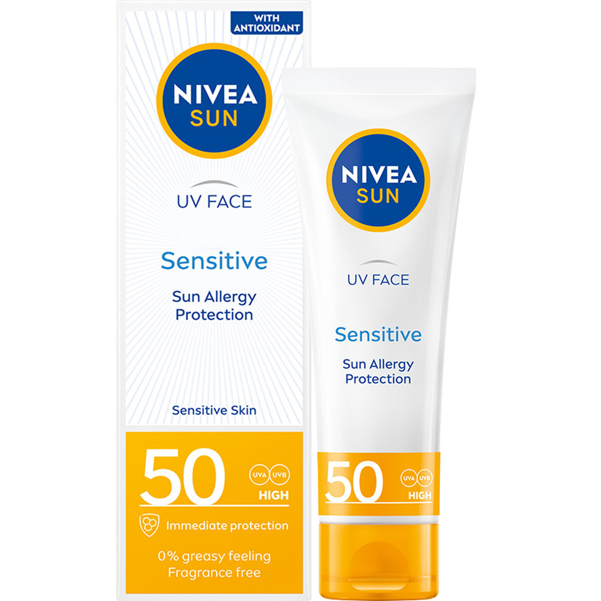 Nivea Sun, Nawilżający Balsam W Sprayu Do Opalania Spf 50, 200 Ml