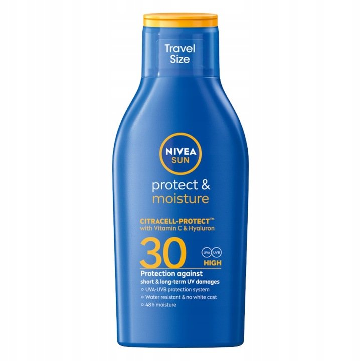 Empik NIVEA SUN Protect & Moisture Nawilżający balsam do opalania SPF 30, 100 ml