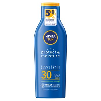 Nivea, Sun Protect & Moisture nawilżający balsam do opalania SPF30 200ml - Nivea