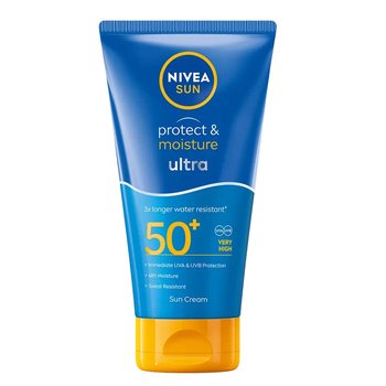 Nivea, Sun Protect & Moisture Ultra Nawilżający Balsam Do Opalania Spf50+, 150ml - Nivea