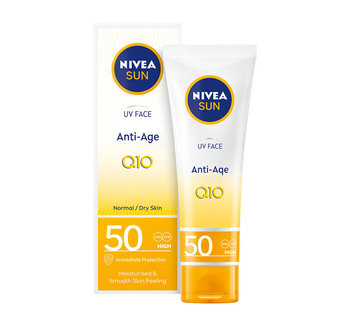 Nivea, Sun UV Face Anti-Age Q10 przeciwzmarszczkowy krem do twarzy SPF50 50ml - Nivea