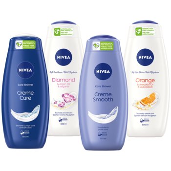 NIVEA żel płyn pod prysznic damski zestaw 4x500ml - Nivea