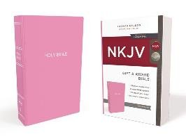NKJV, Gift and Award Bible, Leather-Look, Pink, Red Letter E - Nelson Thomas
