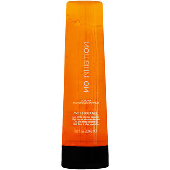 No Inhibition, Wet Hard Gel, Żel do modelowania nadający efekt mokrych włosów z witaminami A. E, guaraną i filtrem UV, 200 ml - No Inhibition