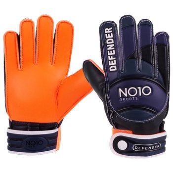 No10, Rękawice bramkarskie, Defender Blue/Orange, rozmiar 7 - No10