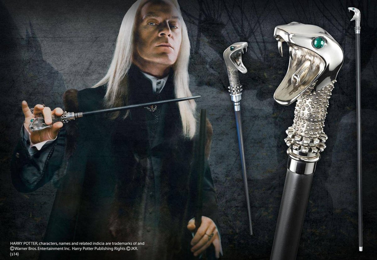 Noble Collection Noble Collection, Replika Harry Potter 1/1 Laska Luciusa Malfoya