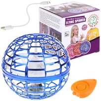 Nobo Kids, Latająca Świecąca Kula Latający Spinner Piłka Zmyłka Ufo 360° 9 cm + Pilot Niebieski Nobo Kids