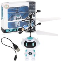 Nobo Kids, Latający Robot Sterowany Dłonią Ręką Dron Biały