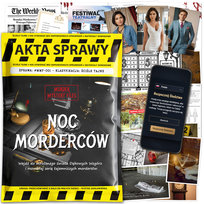 Noc Morderców – Gra detektywistyczna ESCAPE ROOM w domu, sprawa kryminalna