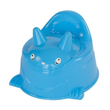 Nocnik tradycyjny plastikowy toaletka dla dzieci kibelek krzesełko niebieski UC071001-8 - Hile