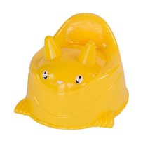 Nocnik tradycyjny plastikowy toaletka dla dzieci kibelek krzesełko żółty UC07001-2