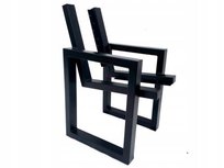 NOGI DO ŁAWKI OGODOWEJ RZYM SOLIDNE METALOWE 2 SZT