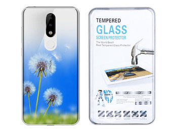 Nokia 5.1 Plus Etui Gradient Nadruk Case +Szkło 9H - Kreatui