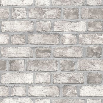 Noordwand Tapeta Homestyle Brick Wall, szarość i złamana biel - Homestyle