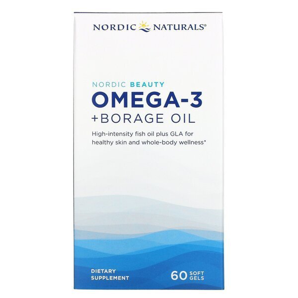 Zdjęcia - Witaminy i składniki mineralne Nordic Naturals Suplement diety, , Nordic Beauty Omega-3 + Borage Oil, 60 k 