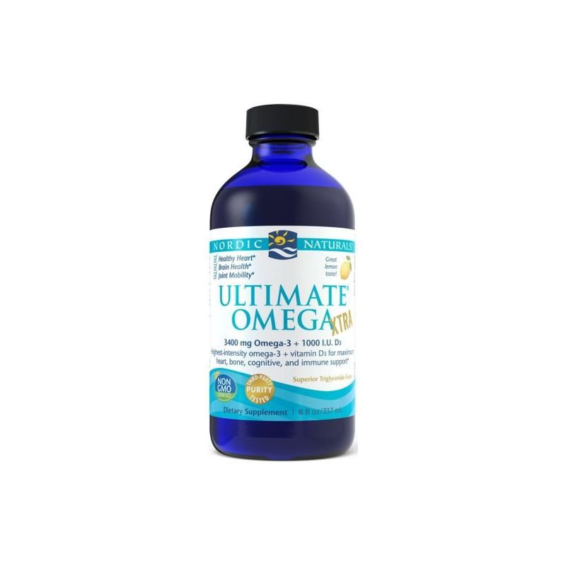 Фото - Вітаміни й мінерали Nordic Naturals Ultimate Omega XTRA 3400 mg Omega 3 i 1000 IU Witaminy D3 
