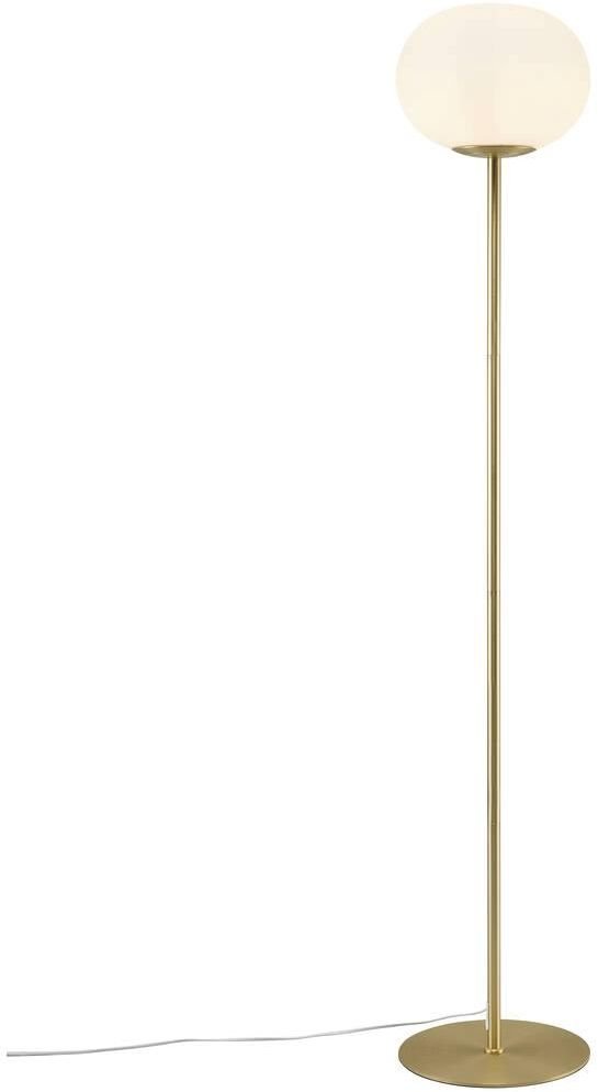 Zdjęcia - Żyrandol / lampa Nordlux Alton lampa stojąca 1x25W biały/mosiądz 2010514001 