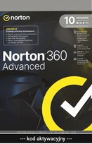 Norton 360 Advanced 10 stanowisk / 1 rok (nie wymaga karty) - 2026 Norton