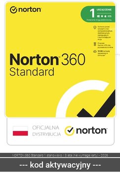 NORTON 360 Standard 1 stanowisko / 3 lata (nie wymaga karty) - 2026 - Norton