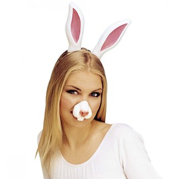 Nos królika, biało-rózowy - Winmann