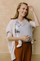 Nosidełko BOBA Carrier Bliss V2 - jasny szary